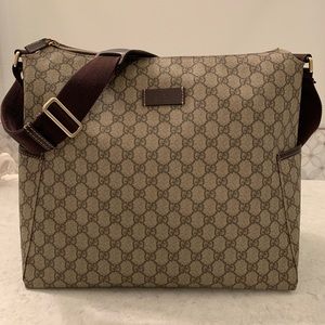 Gucci GG canvas messenger bag